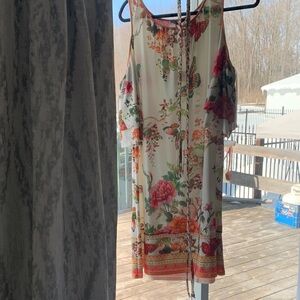 Hale Bob Multicolor Floral Mini Dress